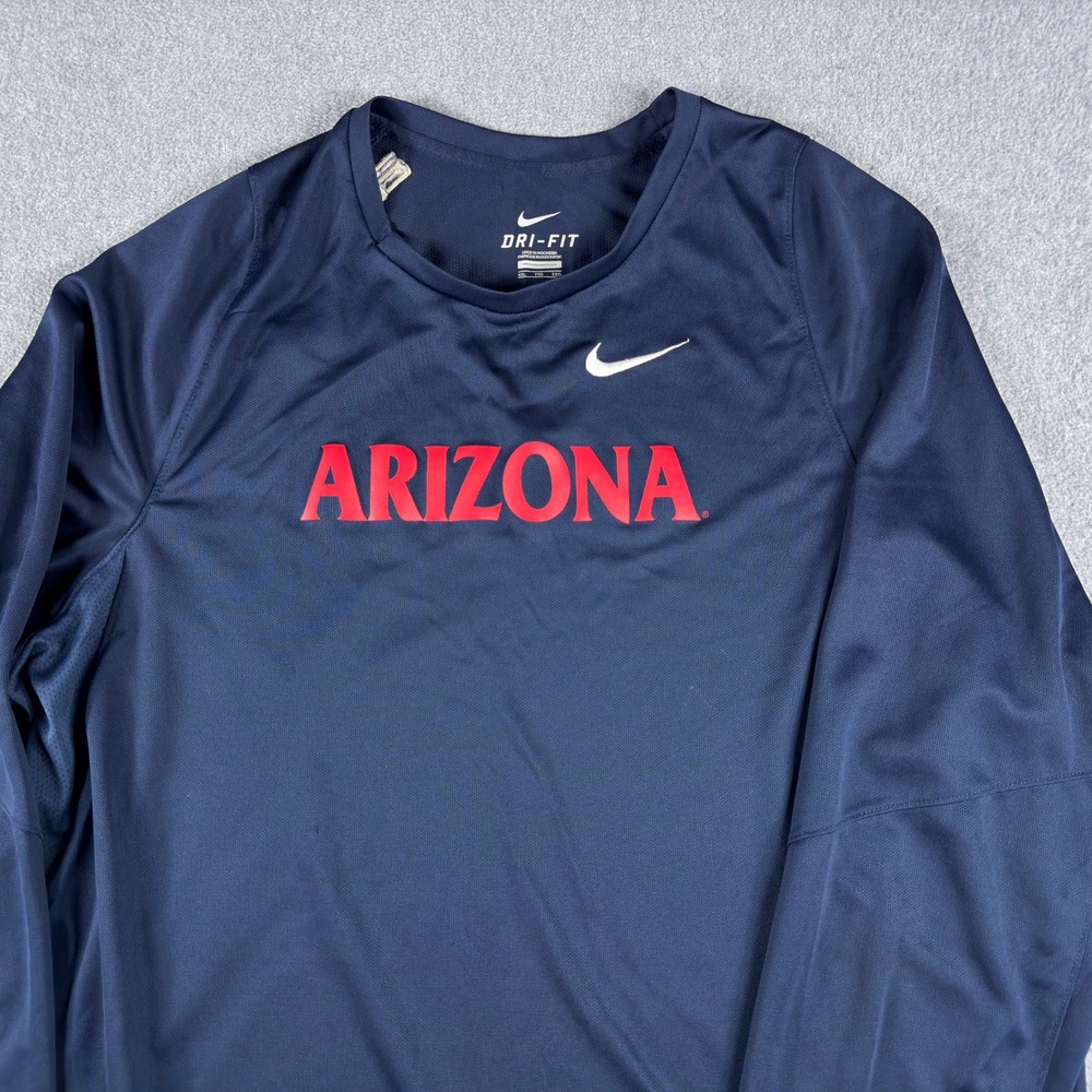 Nike Arizona Wildcats Elite Dri Fit Basketball Warm Up Shirt Mens 2XL
